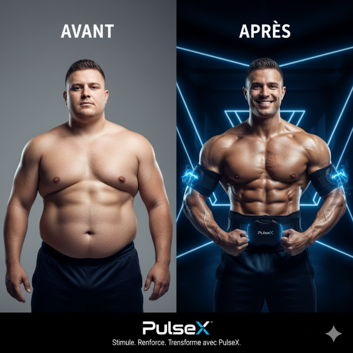 PulseX™ Électrostimulateur EMS 3-en-1 | Abdos + Biceps