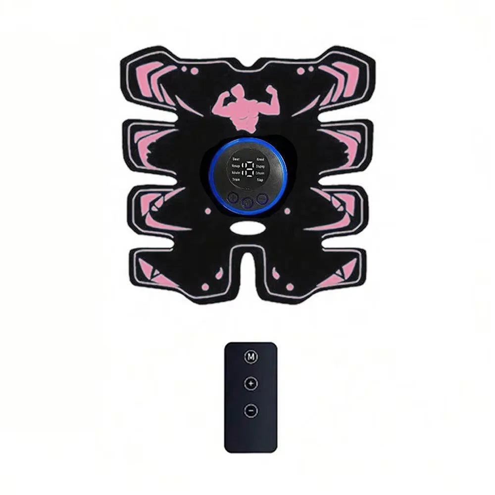 New USB Rechargeable EMS Muscle Stimulator ABS Arm 3 IN 1 Trainer Smart Wireless Fitness Abdominal Training Electric Body Slim